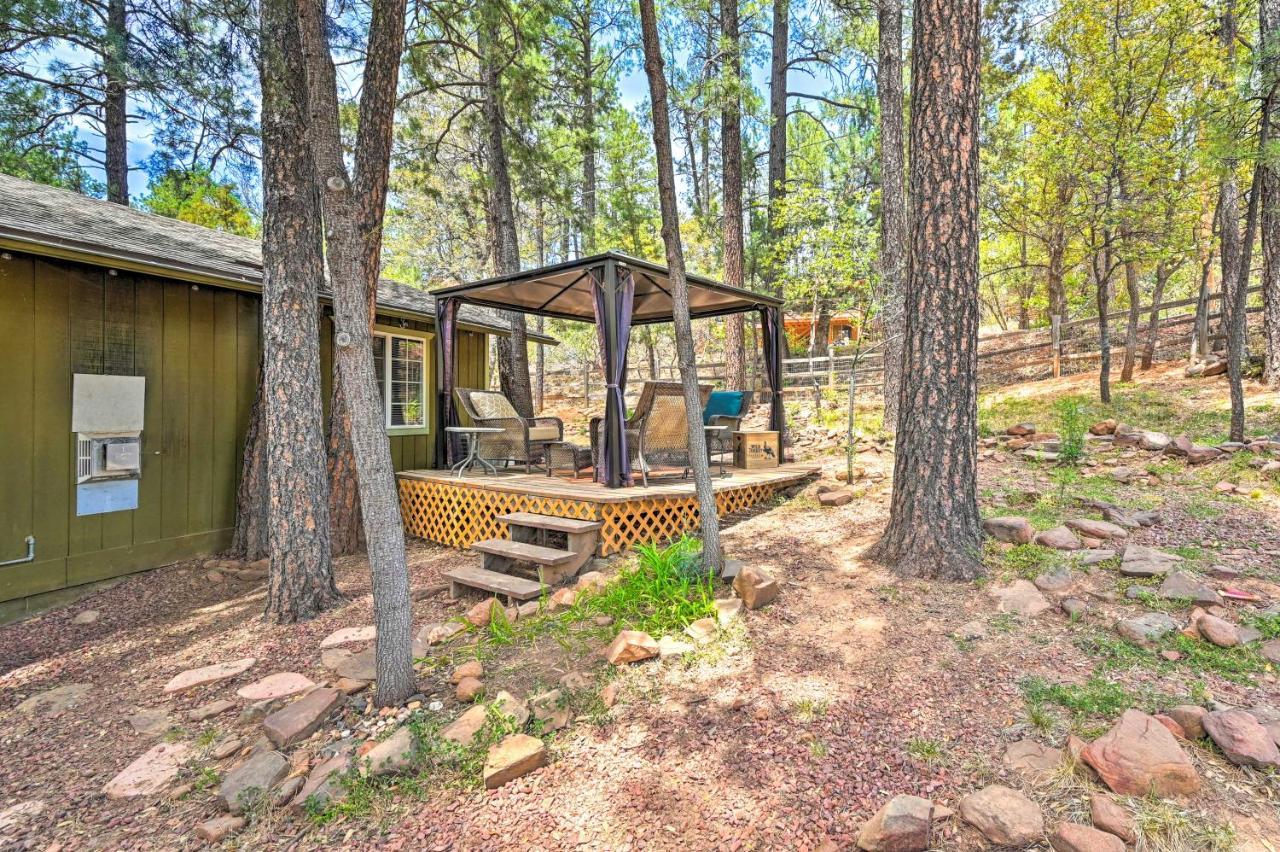 Pine Cabin In The Woods With Yard And Grill! Buitenkant foto